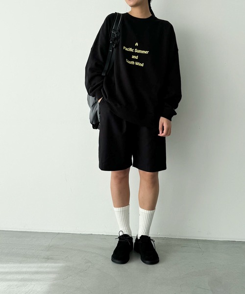「CANAL JEAN」 「1975 tokyo」スウェットカットソー LARGE アッシュ レディース_画像3