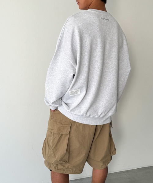 「CANAL JEAN」 「1975 tokyo」スウェットカットソー LARGE アッシュ レディース_画像8