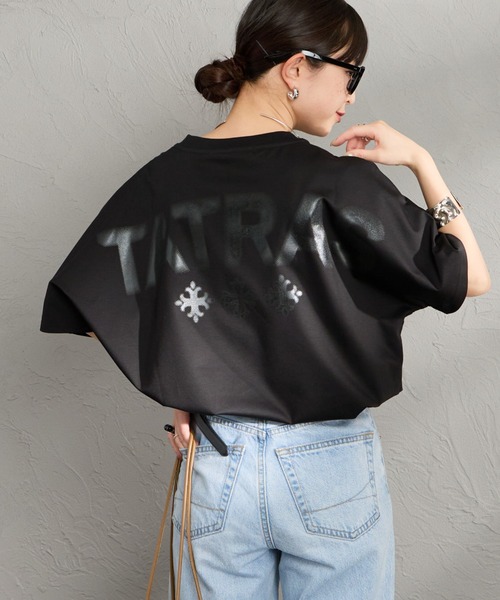 TATRAS（タトラス） tシャツ TIDEO バックプリント ショートスリーブT