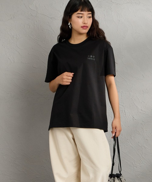 TATRAS（タトラス） tシャツ TIDEO バックプリント ショートスリーブT