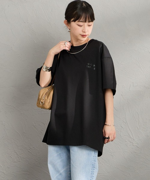 TATRAS（タトラス） tシャツ TIDEO バックプリント ショートスリーブT