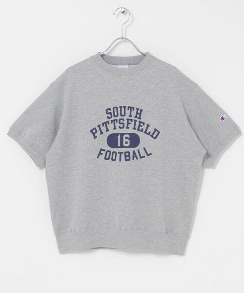トレーナー スウェット 「別注」CHAMPION×DOORS　SWEAT SHORT-SLEEVE SHIRTS レディースの画像