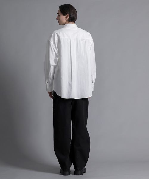 「aimoha」 長袖シャツ LARGE ホワイト メンズ_画像3