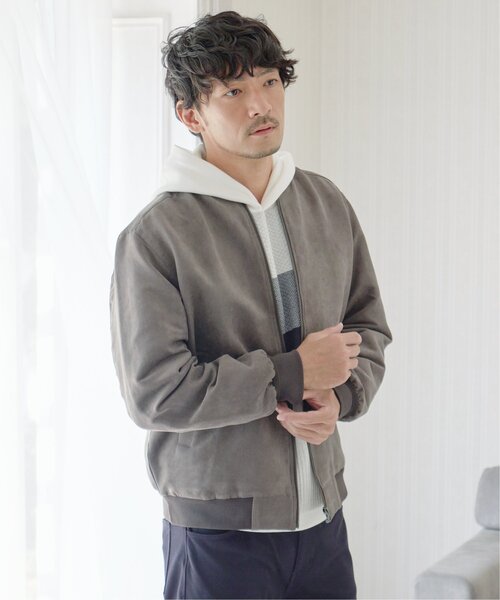 「ikka」 ブルゾン L ベージュ メンズ_画像3
