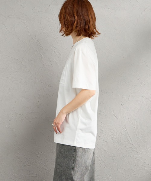 tシャツ 「LACOSTE/ラコステ」 エンボスロゴ ショートスリーブTシャツ レディース メンズの画像