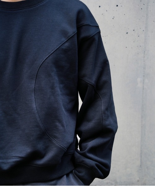 「Noen」 スウェットカットソー MEDIUM ブラック メンズ_画像2