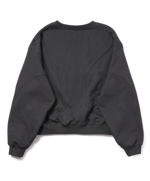 「Noen」 スウェットカットソー MEDIUM ブラック メンズ_画像8