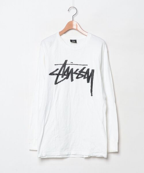 STUSSY（ステューシー） 長袖Tシャツ S ホワイト メンズ : ZOZOTOWN