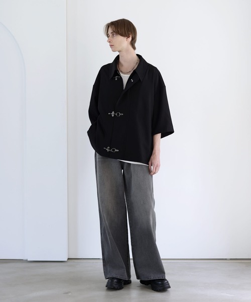 SOCCE コート ジャケット ファイヤーマンTR半袖ジャケット