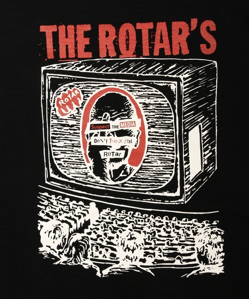 「ROTAR」 半袖Tシャツ LARGE ブラック メンズ_画像4