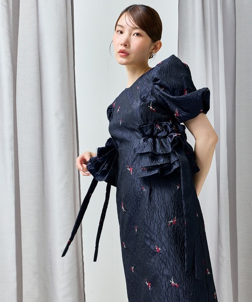 Kana パーティードレス ドレス ブロッサムフリルワンピースドレス 結婚