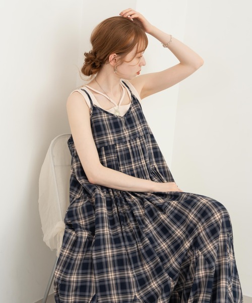 hinari（ヒナリ） キャミソールワンピース SMALL ブラック レディース