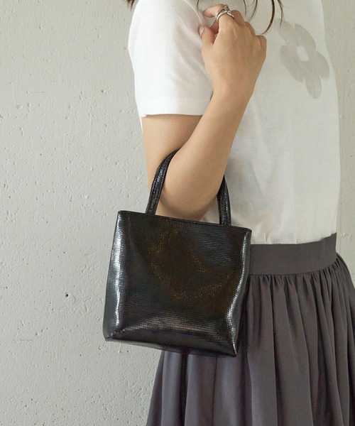 「MAISON BREEZE reveur」 ハンドバッグ FREE シルバー レディース_画像3