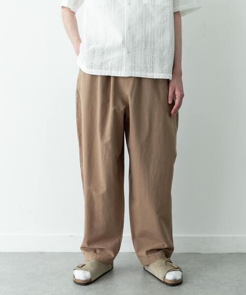 URBAN RESEARCH Sonny Label ワイドパンツ パンツ リネン混ワイド