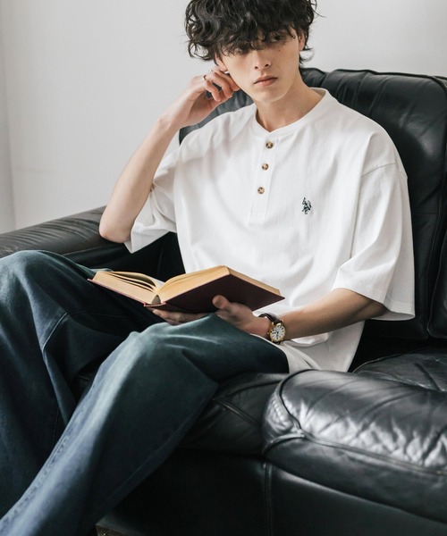 「U.S. POLO ASSN.」 半袖Tシャツ L ブラック メンズ_画像7