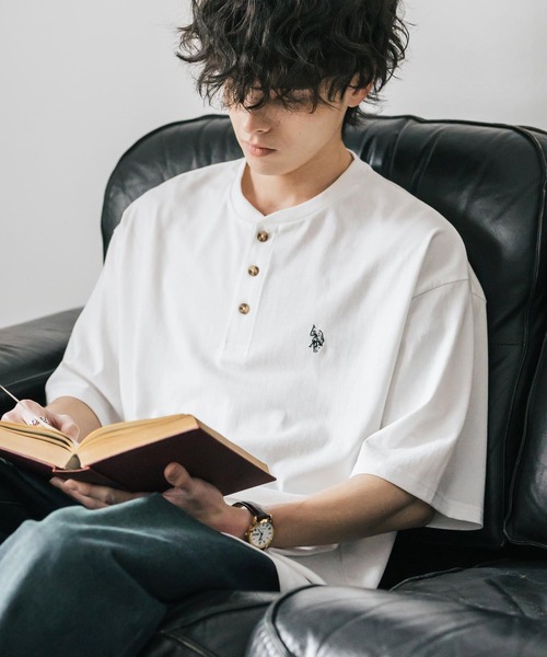 「U.S. POLO ASSN.」 半袖Tシャツ L ブラック メンズ_画像8