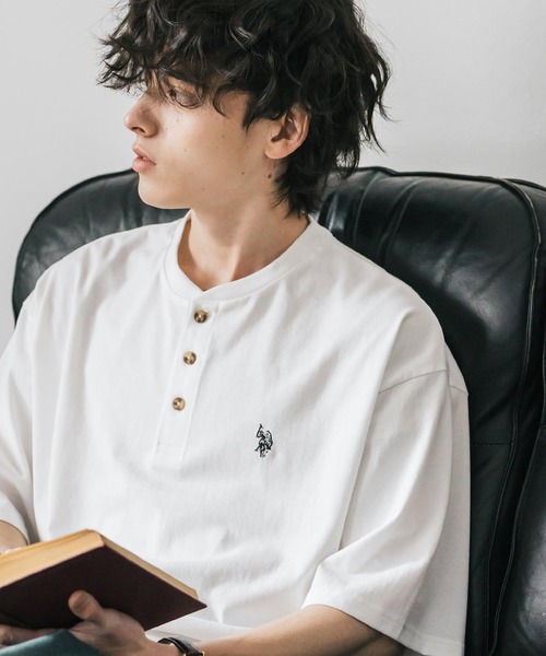 「U.S. POLO ASSN.」 半袖Tシャツ L ブラック メンズ_画像9