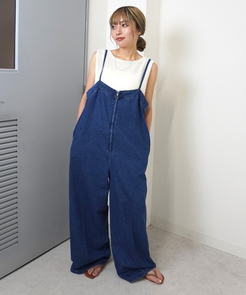   Jeans サロペット デニムブルー　オーバーオール gossara（ゴサラ） サロペット オーバーオール 「デニム素材だけど