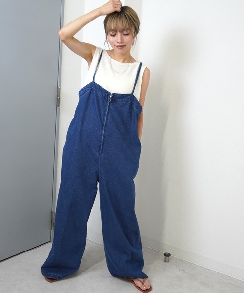 gossara（ゴサラ） サロペット オーバーオール 「デニム素材だけど