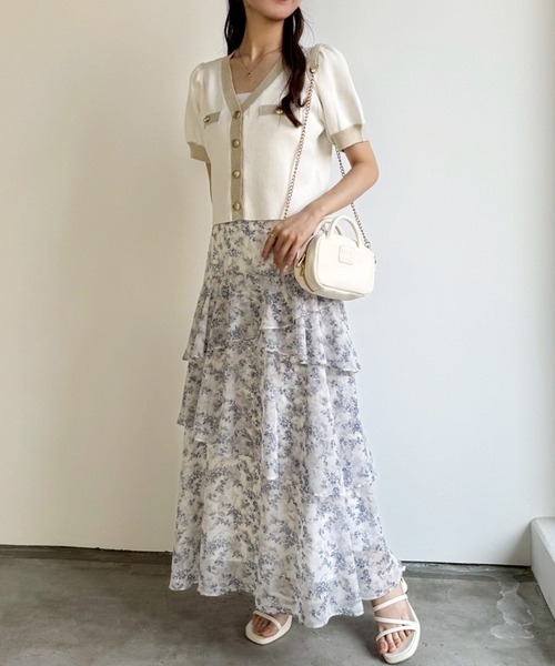 「one after another NICE CLAUP」 半袖ニット FREE ピンク レディース_画像8
