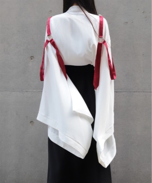 k*o様 O-MENZ 狐 Tシャツ 刺繍ブレスレット セット REZEN（リゼン） シャツ 狐面刺繍和袖シャツ メンズ : ZOZOTOWN Yahoo