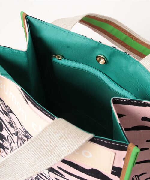 「tsumori chisato CARRY」 ハンドバッグ FREE グリーン レディース_画像4