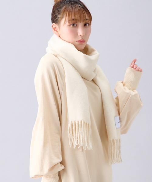 estaa マフラー ストール とろーりビッグマフラー ”カジュアル