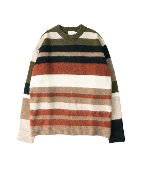 ニット/セーター 16FW knit ZIP FIVE -White Line- セーター ニット 「White Line」 コントラスト