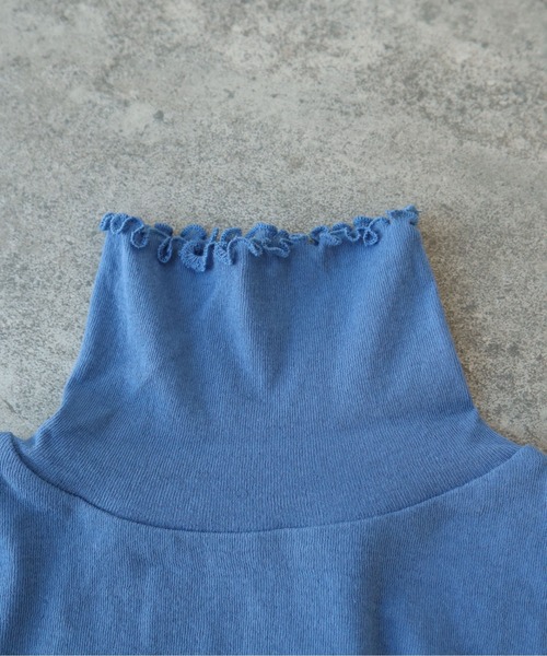 yuni tシャツ 60/-強撚ストレッチフライス ハイネックプル