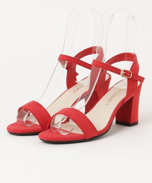 LibertyDoll サンダル 7.5cmチャンキーヒール アンクル