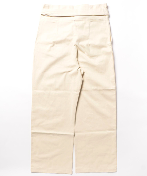Isn't She？ パンツ サイドベルトハイウエストパンツ レディース