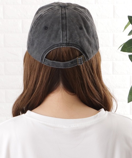 Lace Ladies キャップ 帽子 ウォッシュ加工ベースボールキャップ