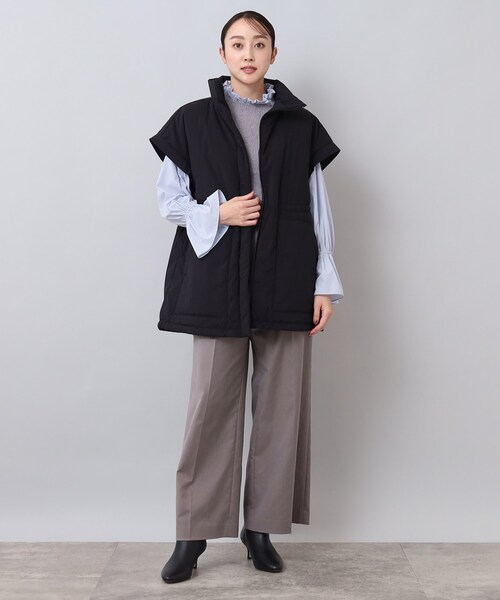 二子玉) ebure エブール 未使用 2WAYウール ノーカラージャケット 定価