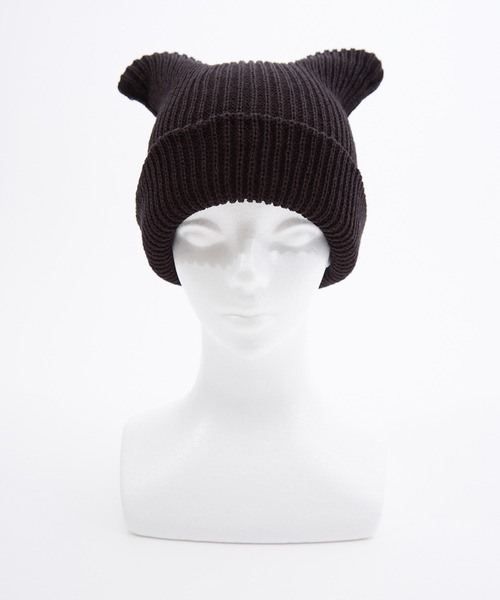 ankoROCK ニット帽 ニットキャップ an meets zakka 猫耳ニット帽