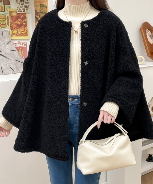 ABITOKYO（アビトーキョー） ポンチョ オーバーサイズボアドルマン