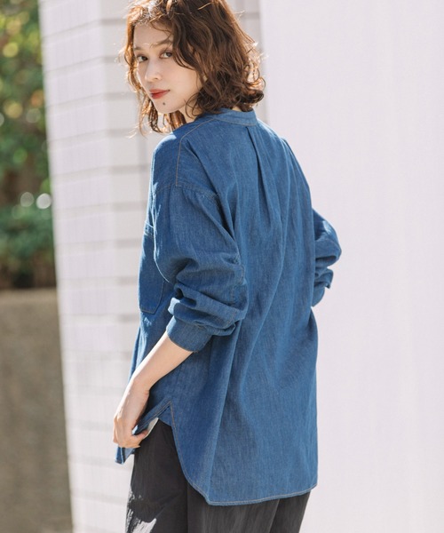 Munich（ミューニック） ブラウス シャツ ウォッシュ5.5オンススラブ