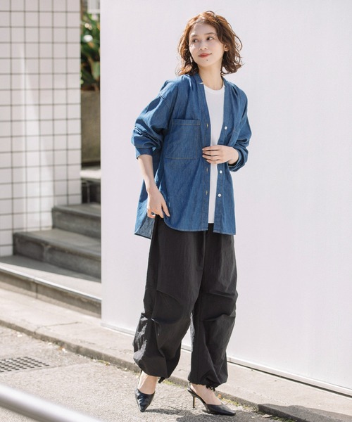 Munich（ミューニック） ブラウス シャツ ウォッシュ5.5オンススラブ