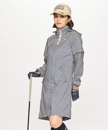 Le coq sportif レインワンピース★サイズM le coq sportif golf レインウェア（ワンピース） -デサント