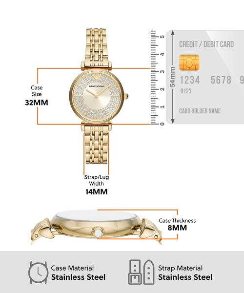 EMPORIO ARMANI 腕時計 エンポリオ・アルマーニ レディース アナログ