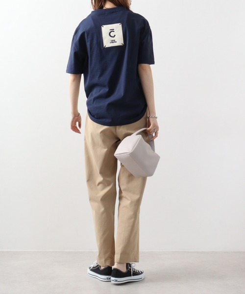 FUNALIVE tシャツ 刺繍パッチ風シンプルモチーフデザイン半袖T