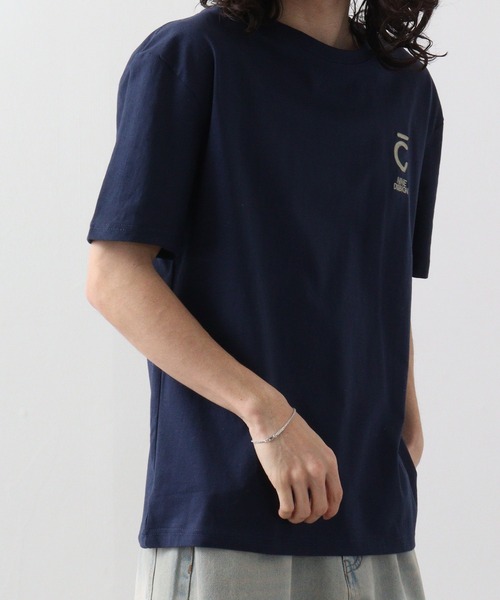 FUNALIVE tシャツ 刺繍パッチ風シンプルモチーフデザイン半袖T