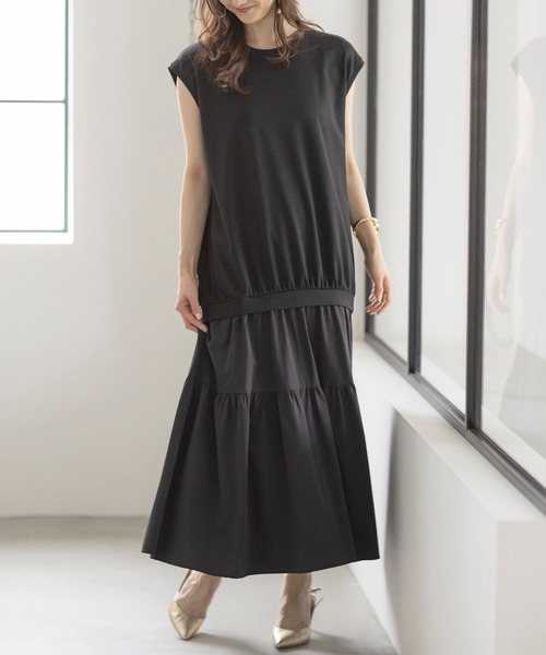 ルネ　ドッキングティアードワンピース ティアードドッキングワンピース - ベルーナ【公式】