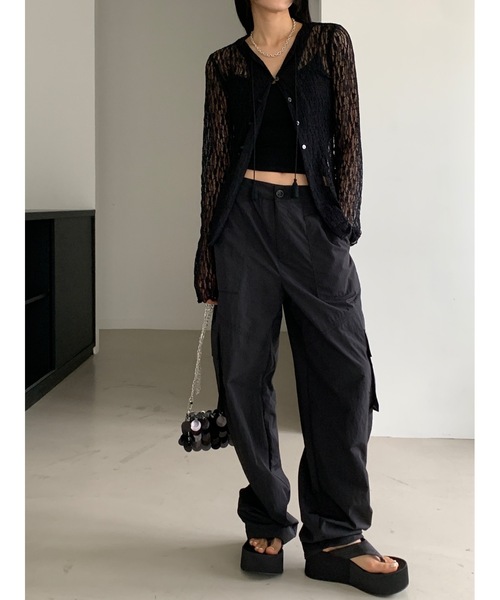 ブラウス シャツ 「DIDOT.」スリムラインレースブラウス レディース Didot.showroom ブラウス シャツ 「DIDOT.」スリムラインレース