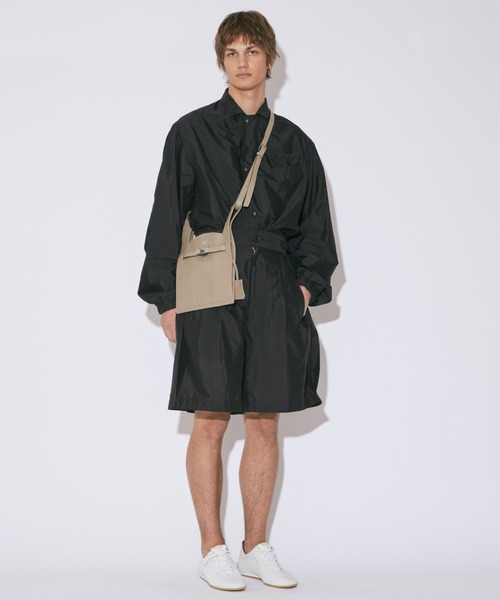バッグ market shoulder bag in shrink black market shoulder bag in shrink leather（ショルダーバッグ