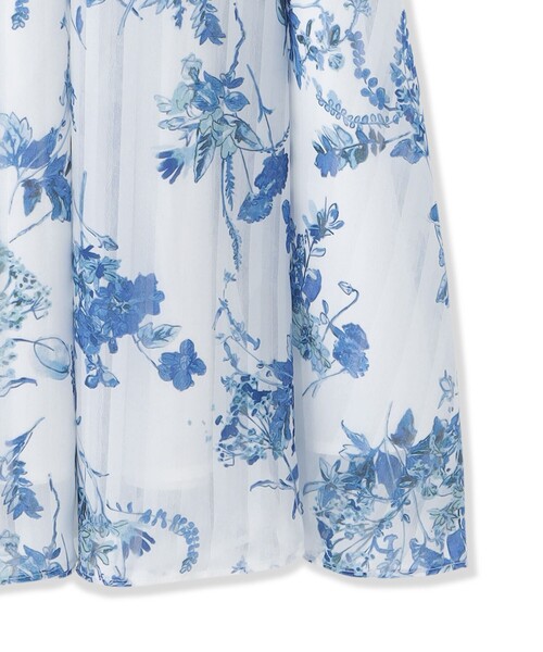 TO BE CHIC ワンピース シフォンフラワープリント : ZOZOTOWN