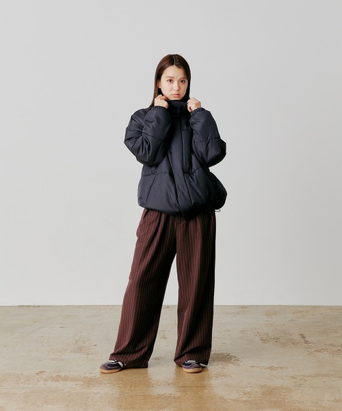 Remember. ブルゾン アウター Volume Highneck Padded Jacket