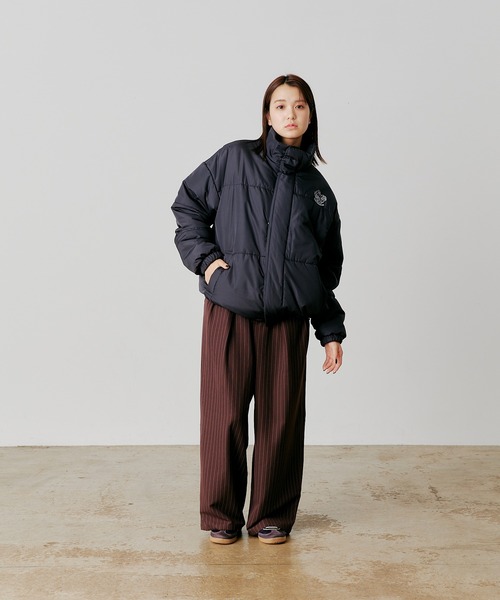 Remember. ブルゾン アウター Volume Highneck Padded Jacket Remember. ブルゾン アウター Volume Highneck Padded Jacket