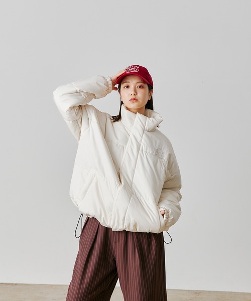 Remember. ブルゾン アウター Volume Highneck Padded Jacket