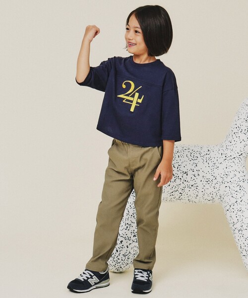 T※こども服多数出品中！ THE SHOP TK tシャツ 「110-160」オーガビッツナンバー刺繍7分袖