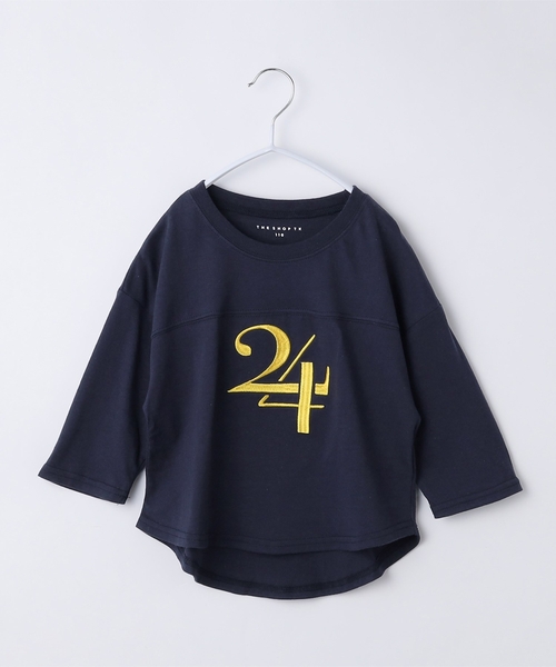 T※こども服多数出品中！ THE SHOP TK tシャツ 「110-160」オーガビッツナンバー刺繍7分袖